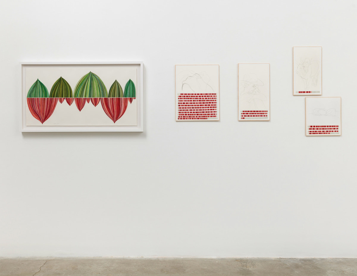 Installation view of Danica Phelps: Many Drops Fill a Bucket