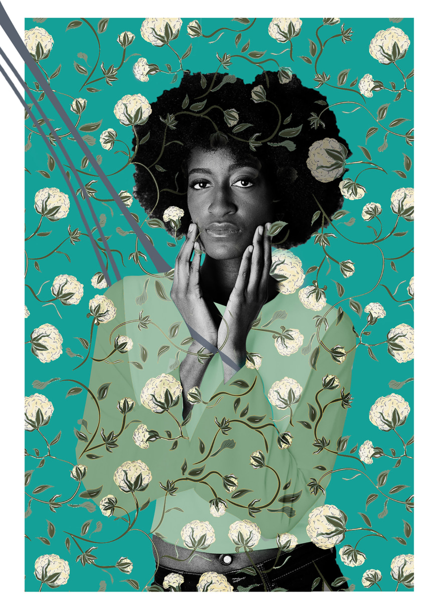 Carla Jay Harris, Desert Cotton Series, Armani, 2019 Archival pigment print 36 x 24 in.