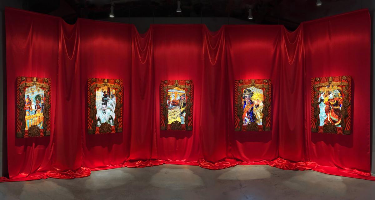 Installation View of Federico Solmi: The Brotherhood