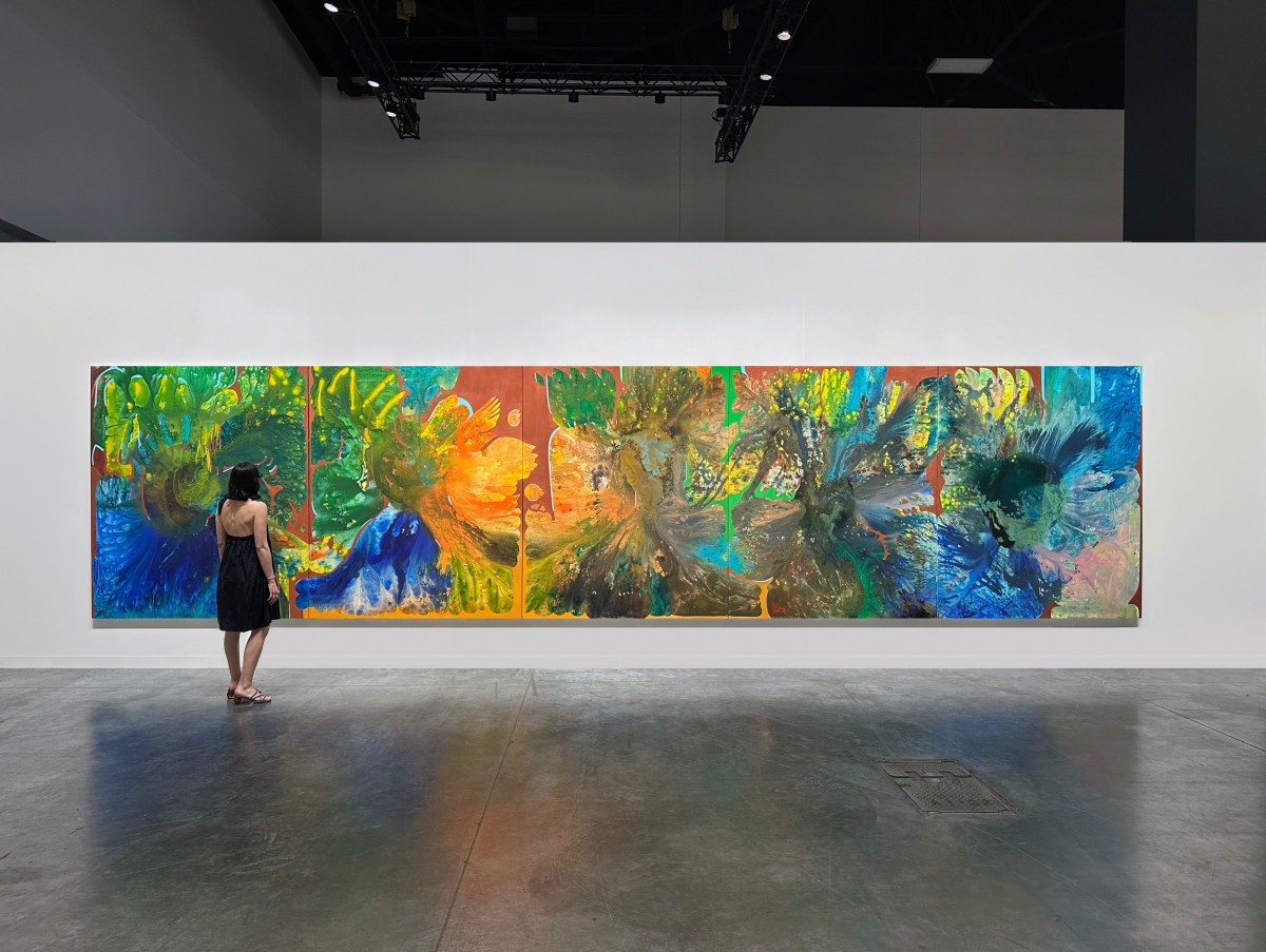 Installation view of&nbsp;Art Basel Miami Beach, Meridians Sector, M5, on view from December 8-10, 2023