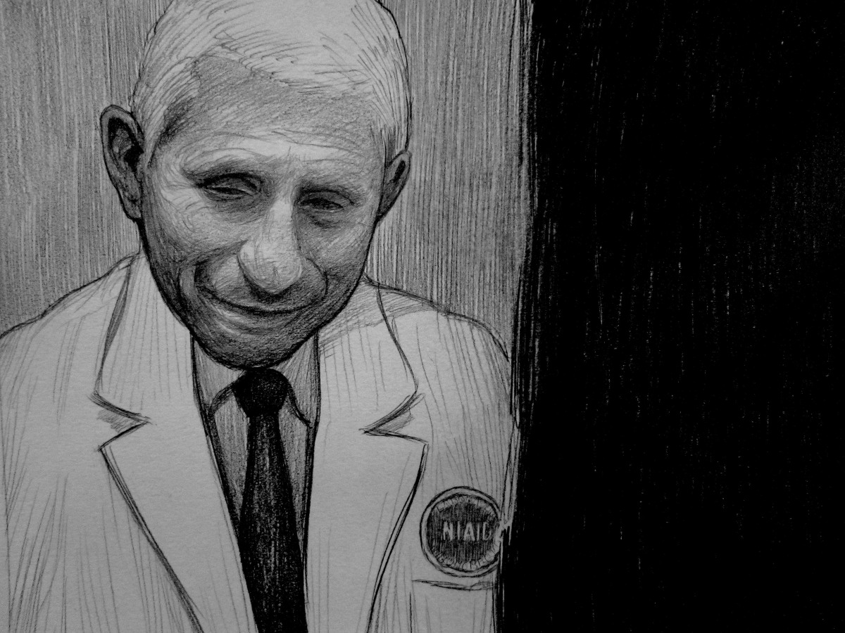 Hugo Crosthwaite A Portrait of Dr. Anthony Fauci, 2022