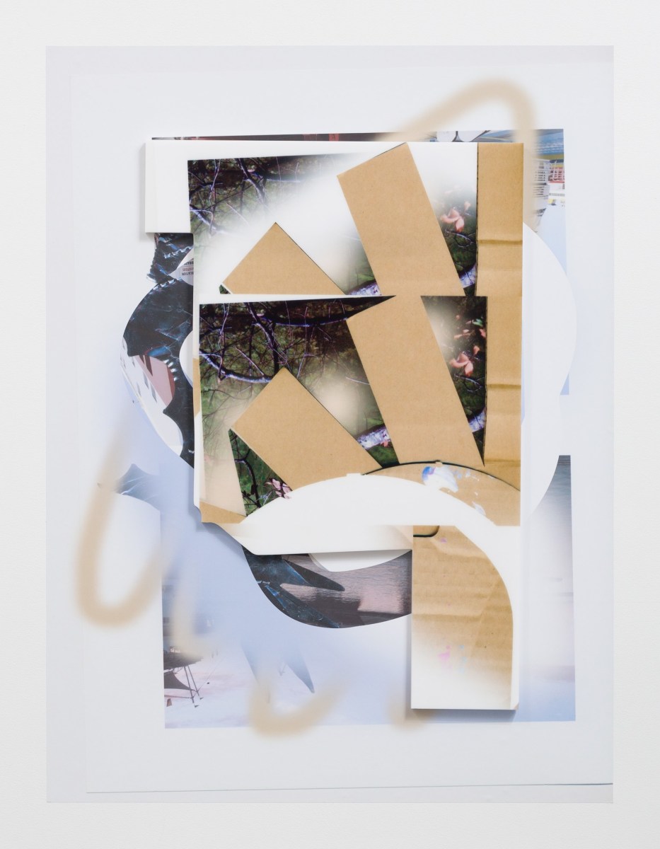 Kate Bonner, "Motion blur," 2019, Digital pigment print, adhesive fabric, and acrylic panel, 40 x 30 inches