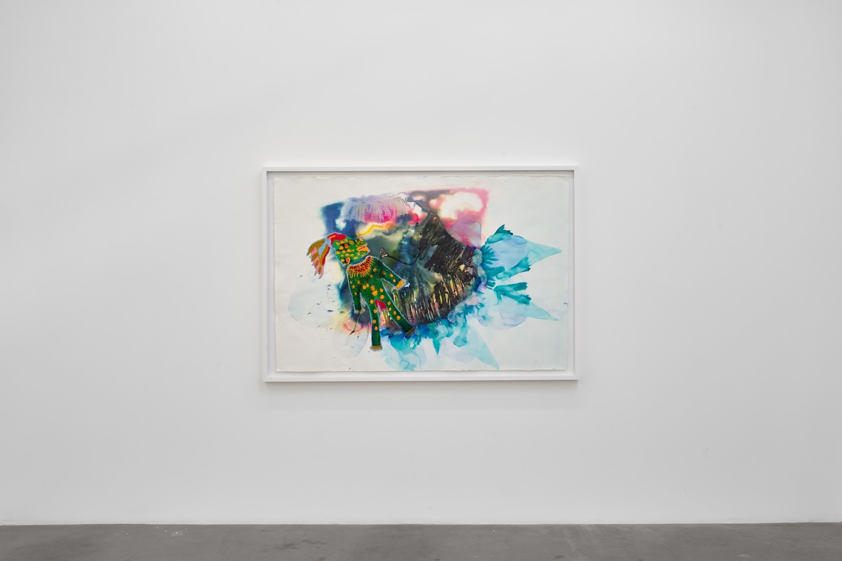 Installation view of GRISELDA ROSAS: Donde pasó antes (Where it happened before), on view from January 13 to February 17, 2024