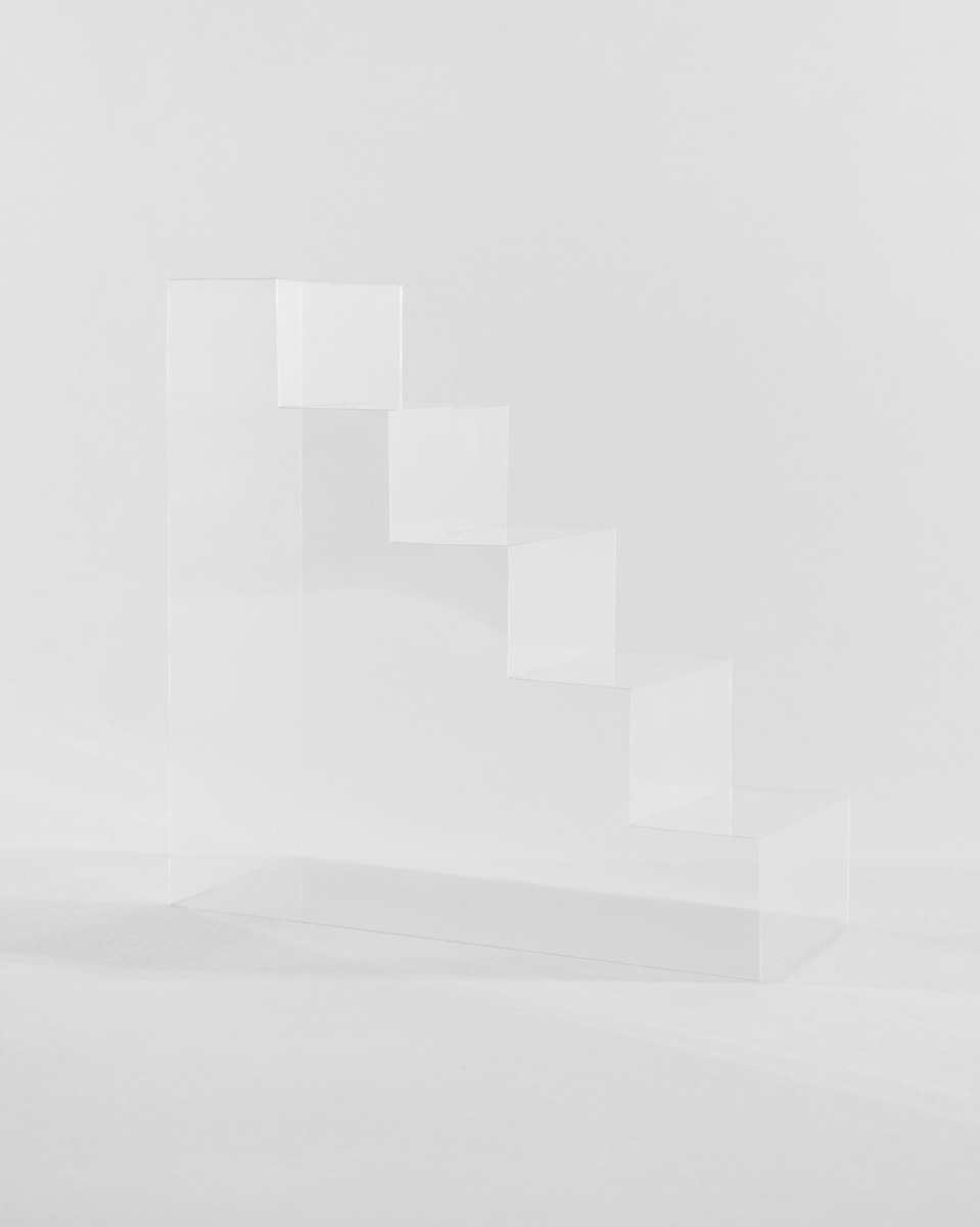 Masood Kamandy  Xerox® Transparency Film Staircase, 2013 C-print 45 x 36 in.