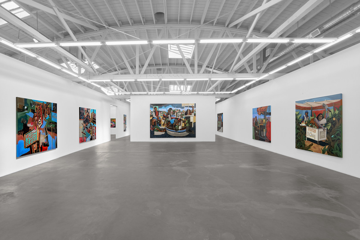 Installation view of HUGO CROSTHWAITE: Ex-voto, on view March 1 &ndash; April 5, 2025