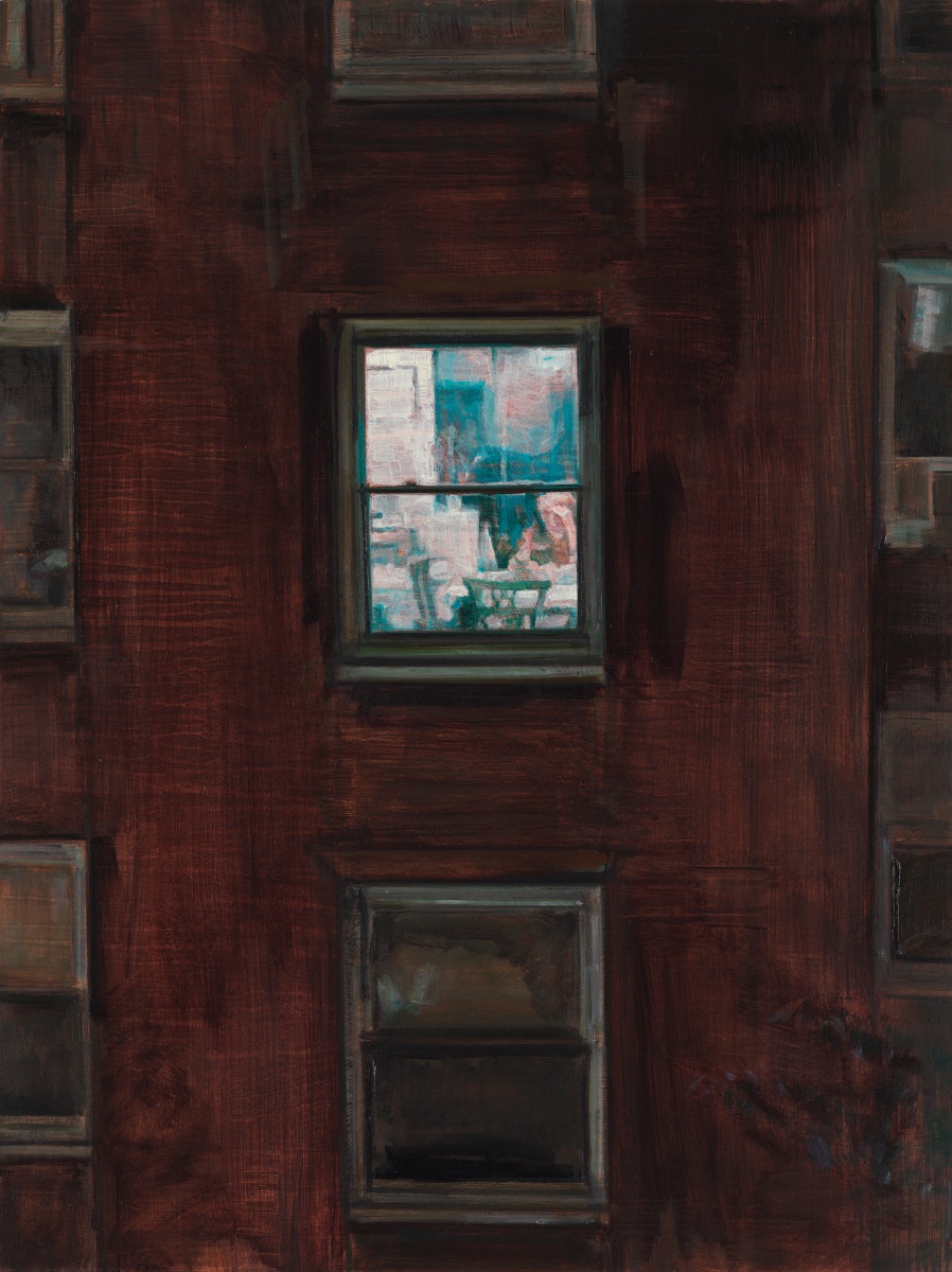 Laura Karetzky, Now It's Dark, 2021, Oil on panel, 24 x 18 in.