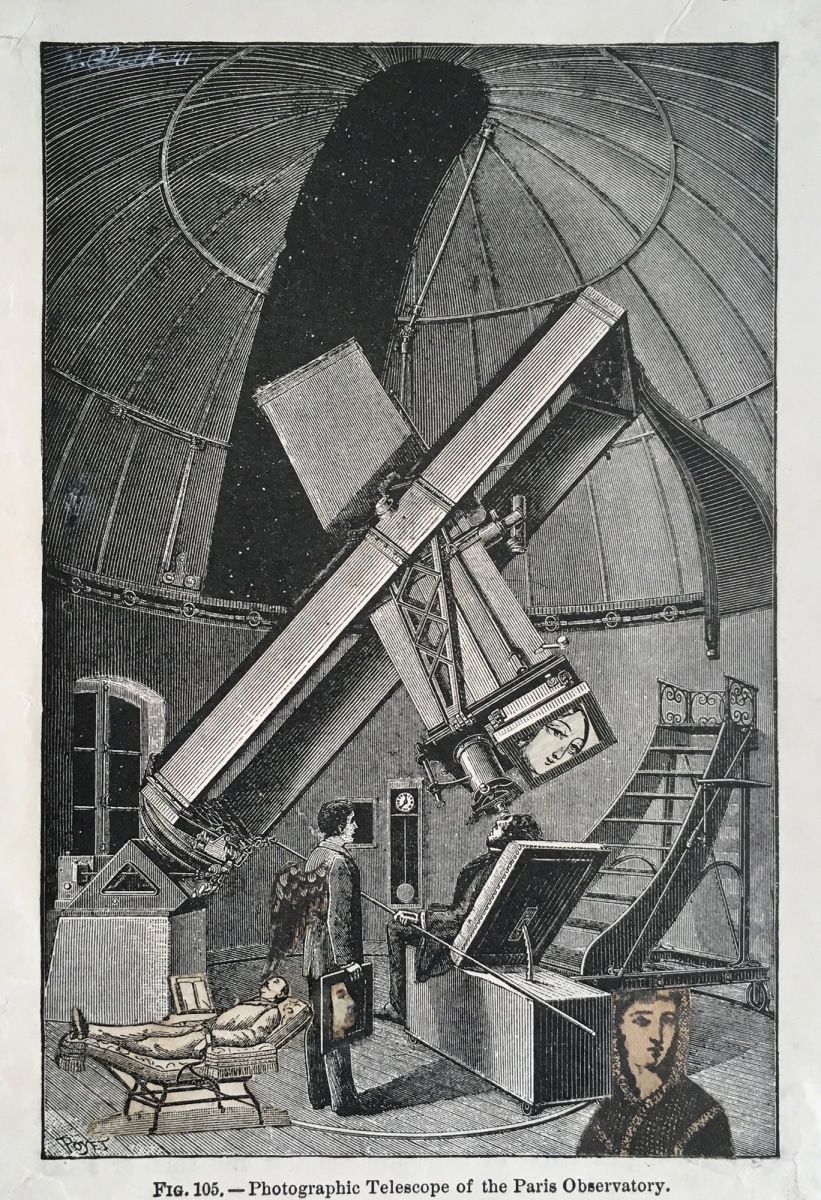 Nathan Gluck In the Paris Observatory, 1941