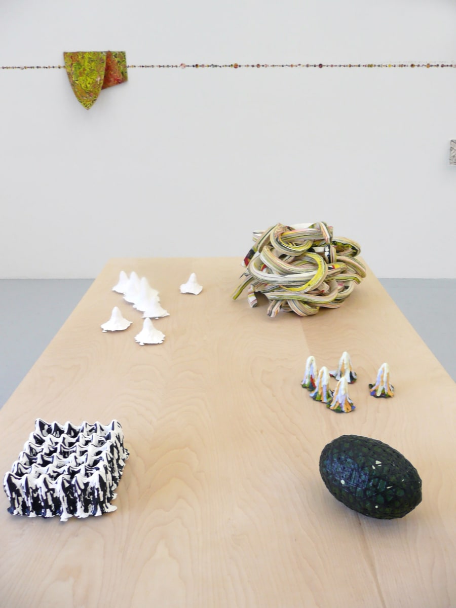 Installation View of Margie Livingston: Paint Objects