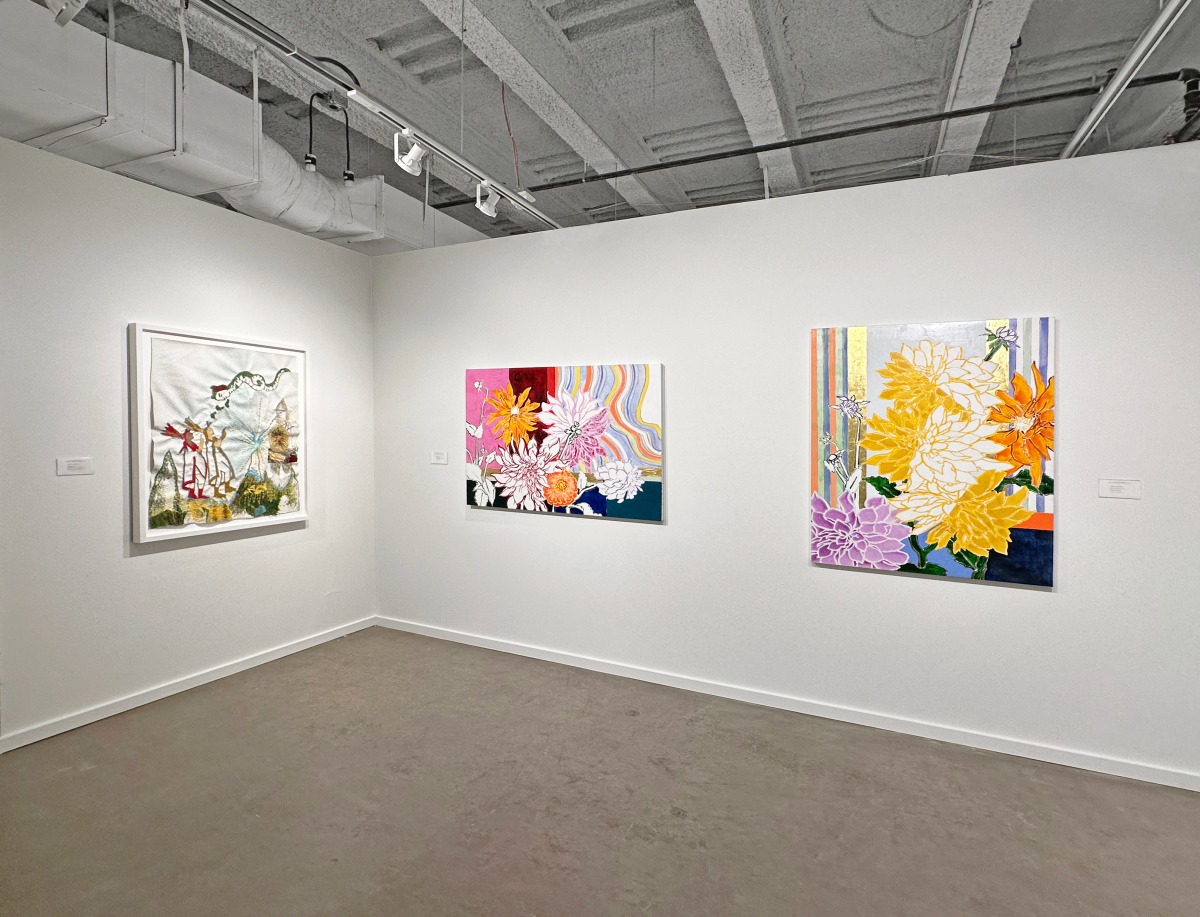 Installation view of Dallas Art Fair, Booth C-1, on view from&nbsp;April 10 &ndash; 13, 2025