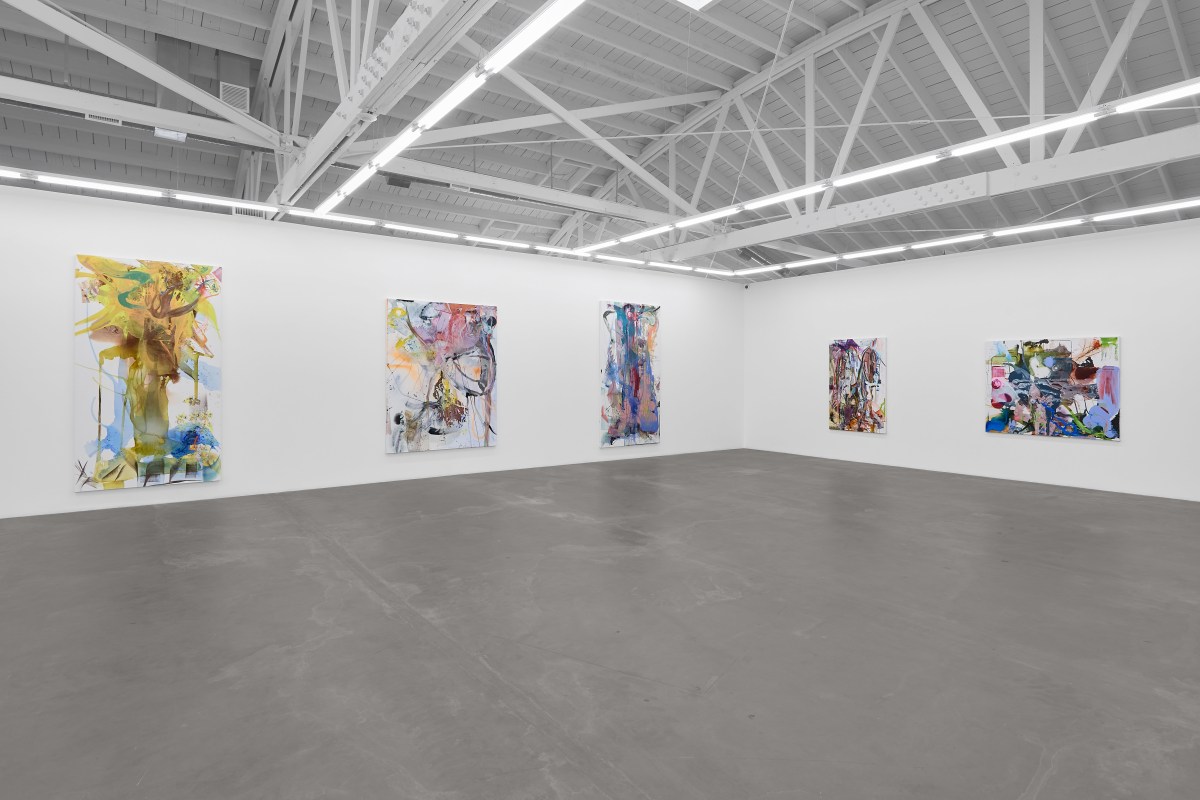 Installation view of MAGGIE MICHAEL: Root Chords, Earth to Sky, on view January 11 &ndash; February 22, 2025