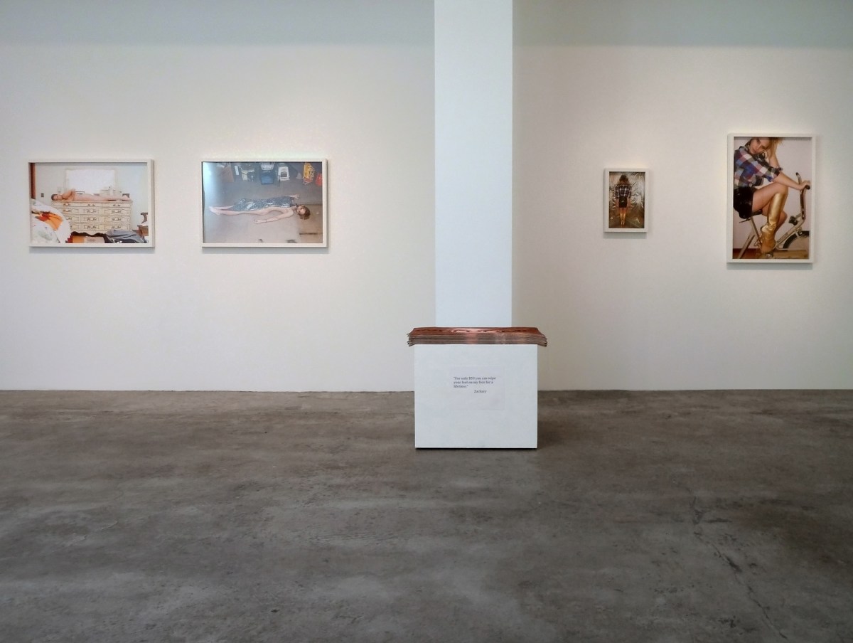 Installation View of Zackary Drucker and Amos Mac: Distance is where your heart is, home is where you hang your heart