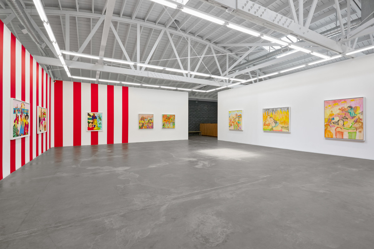 Installation view of&nbsp;KARLA DIAZ: Mujer Valiente y Los Diablitos (Brave Woman and The Little Devils), April 27 - May 8, 2024