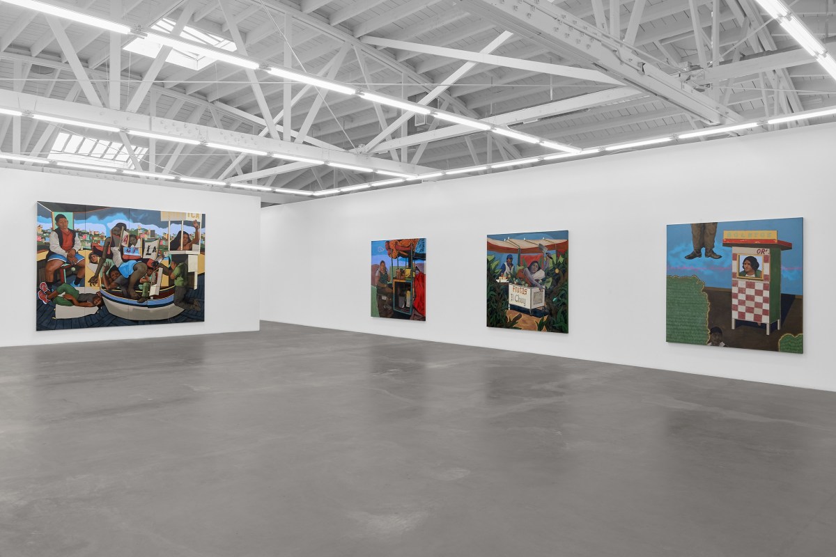 Installation view of HUGO CROSTHWAITE: Ex-voto, on view March 1 &ndash; April 5, 2025