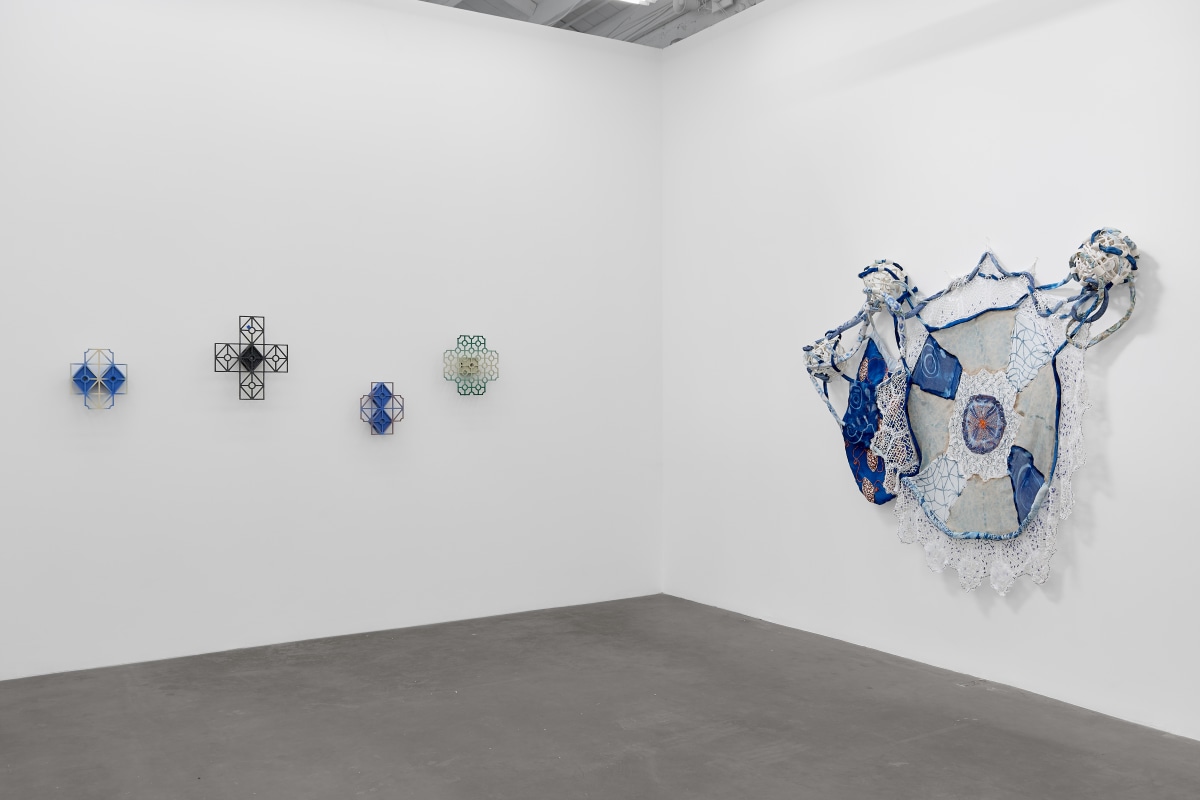 Installation view of&nbsp;CUT &ndash; Six Artists on the Edge, on view November 9 &ndash; December 21, 2024