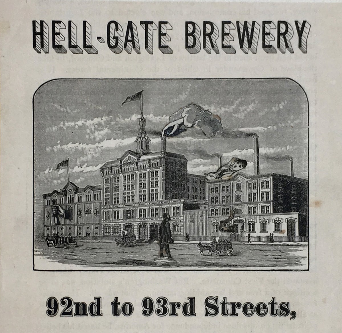 Nathan Gluck Hell Gate Brewery 92nd to 93rd Streets, 1941
