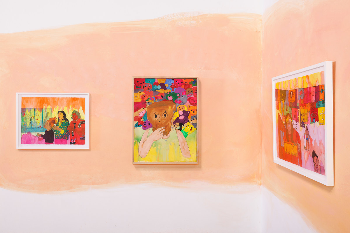 Installation view of&nbsp;Karla Diaz: Wait &lsquo;til Your Mother Gets Home, on view from&nbsp;February 17 - June 22, 2024