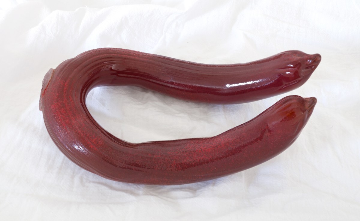 Miyoshi Barosh, Untitled Sausage, glass sculpture from 2015