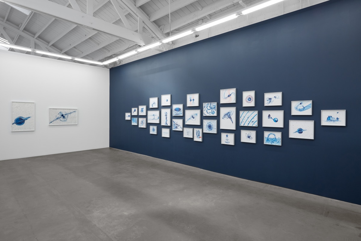 Installation view of&nbsp;Lia Halloran: Warped Side, on view from November 4 - December 22, 2023