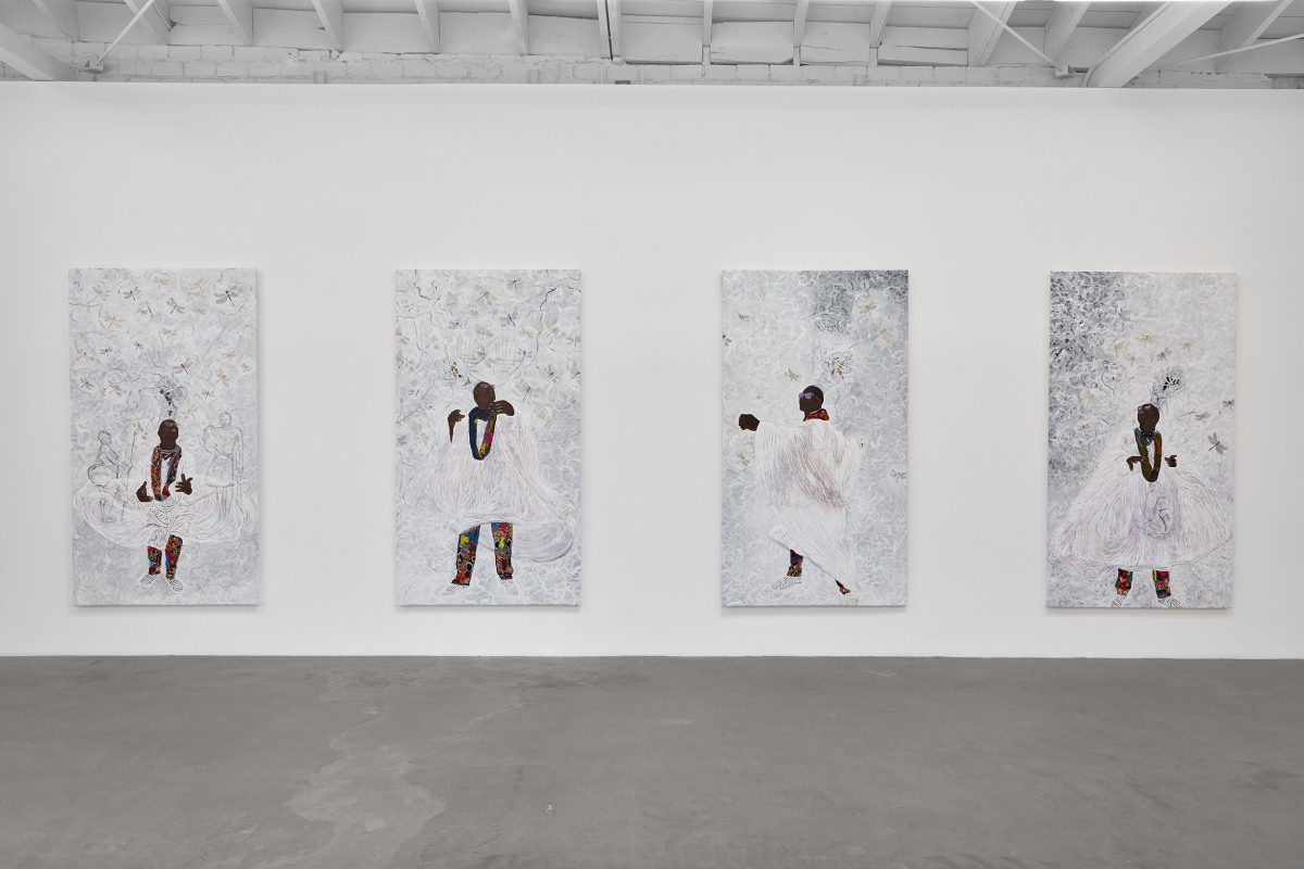Installation view of YRNEH GABON:&nbsp;Spirit Leads Me, on view from February 24 - April 13, 2024