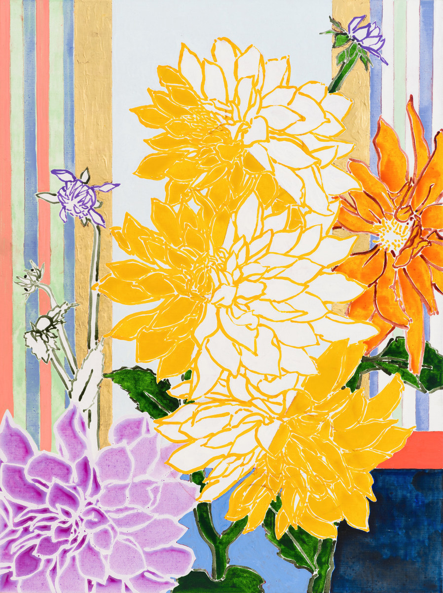 Robert Kushner Dahlia Garden - Quiet Afternoon, 2024
