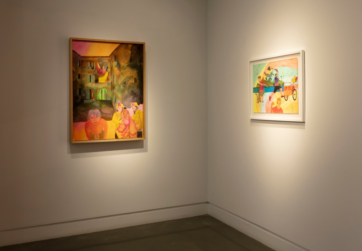 Installation view of&nbsp;While You Were Sleeping at the California Institute of Integral Studies, Desai Matta Gallery. On view from November 21, 2022 &ndash; February 24, 2023