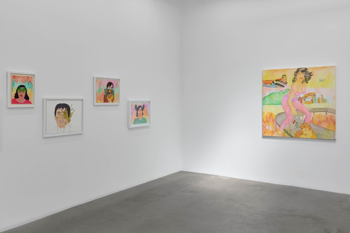 Installation view of&nbsp;Karla Diaz: Mal de Ojo, on view September 13 &ndash; October 25, 2025