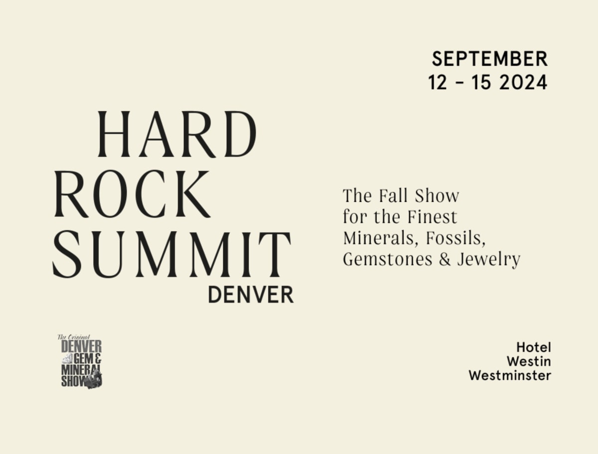 The Hard Rock Summit - Hotel Westin Westminister, - Shows - Green Mountain Minerals