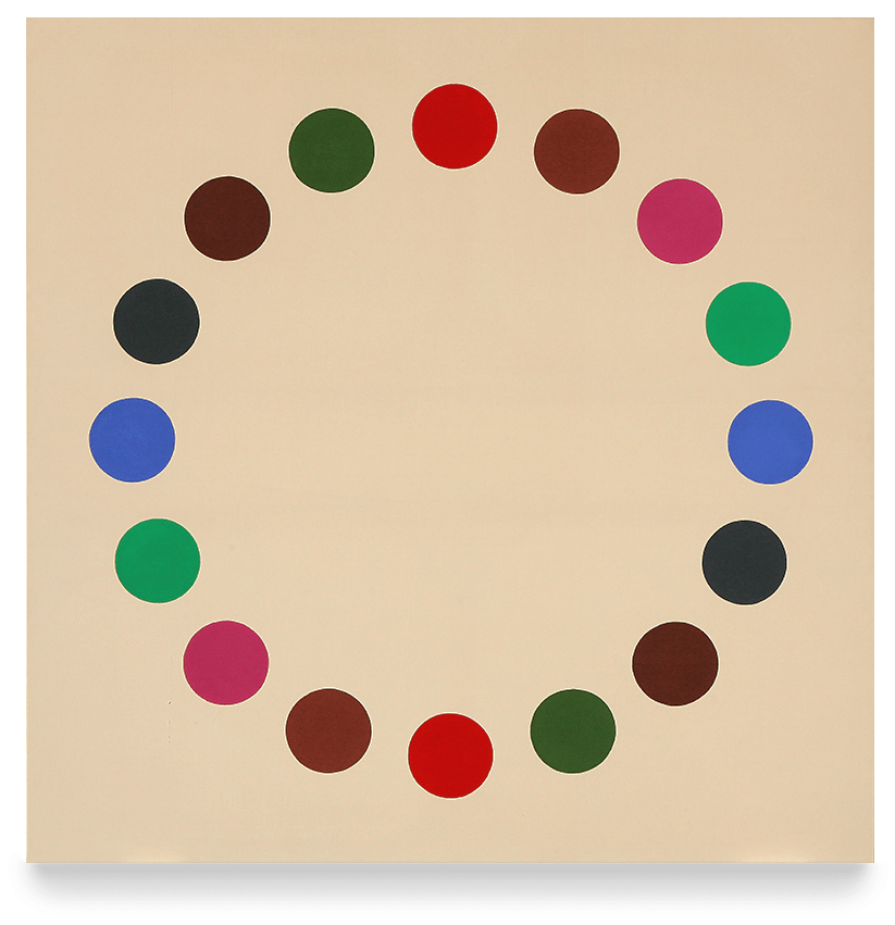 Thomas Downing
Ring Thirteen, 1969
acrylic on canvas
89 x 89 inches
(226 x 226 cm.)