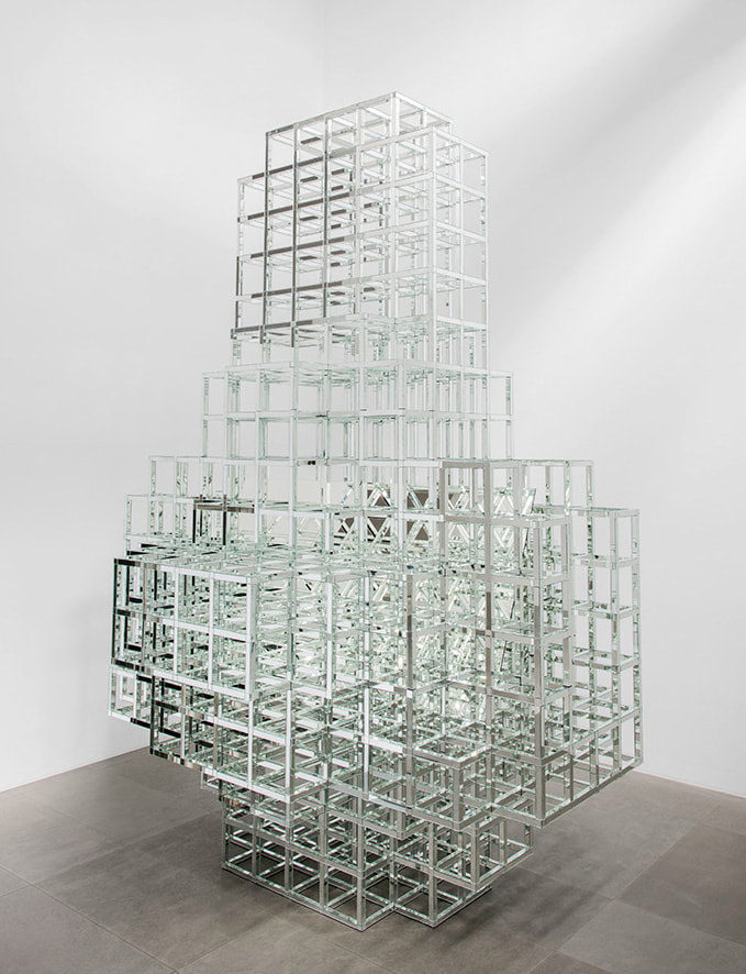 David Altmejd
Matrix 1, 2016
steel and mirror
137 x 81 x 97 inches
(348 x 205.7 x 246.4 cm)