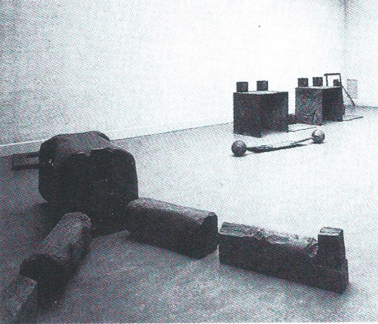 Joseph Beuys
Jungfrau (Virgin), 1961
teak wood
dimensions variable