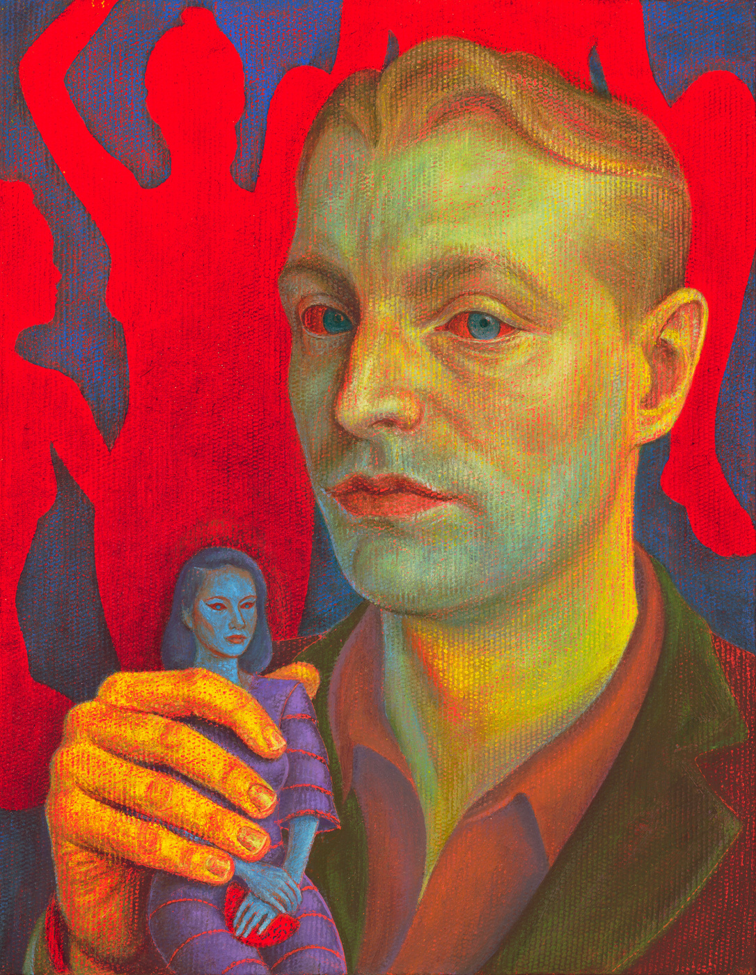 Steven Shearer, The Green Collector, 2021