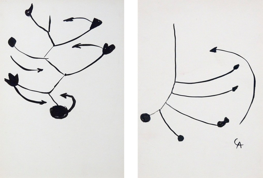 Drawing Locks Gallery Alexander Calder Mobile Composition: A Pair