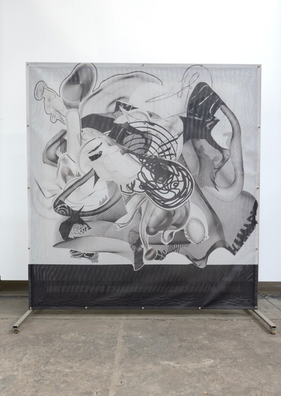 Frank&nbsp;Stella, Printed Screen 1, 2022