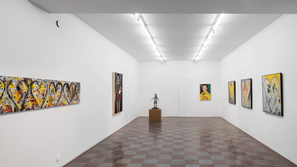 Installation Shot, Hearts of Stone, 2015