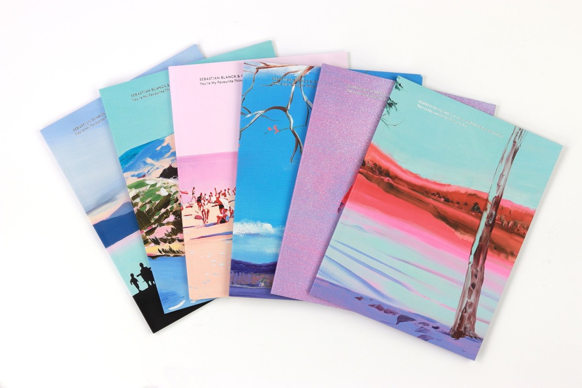 Catalogue with six different covers for Isca Greenfield-Sanders &amp;amp; Sebastian Blancks exhibitions&nbsp;You&#039;re My Favourite Thing By Far,&nbsp;2021