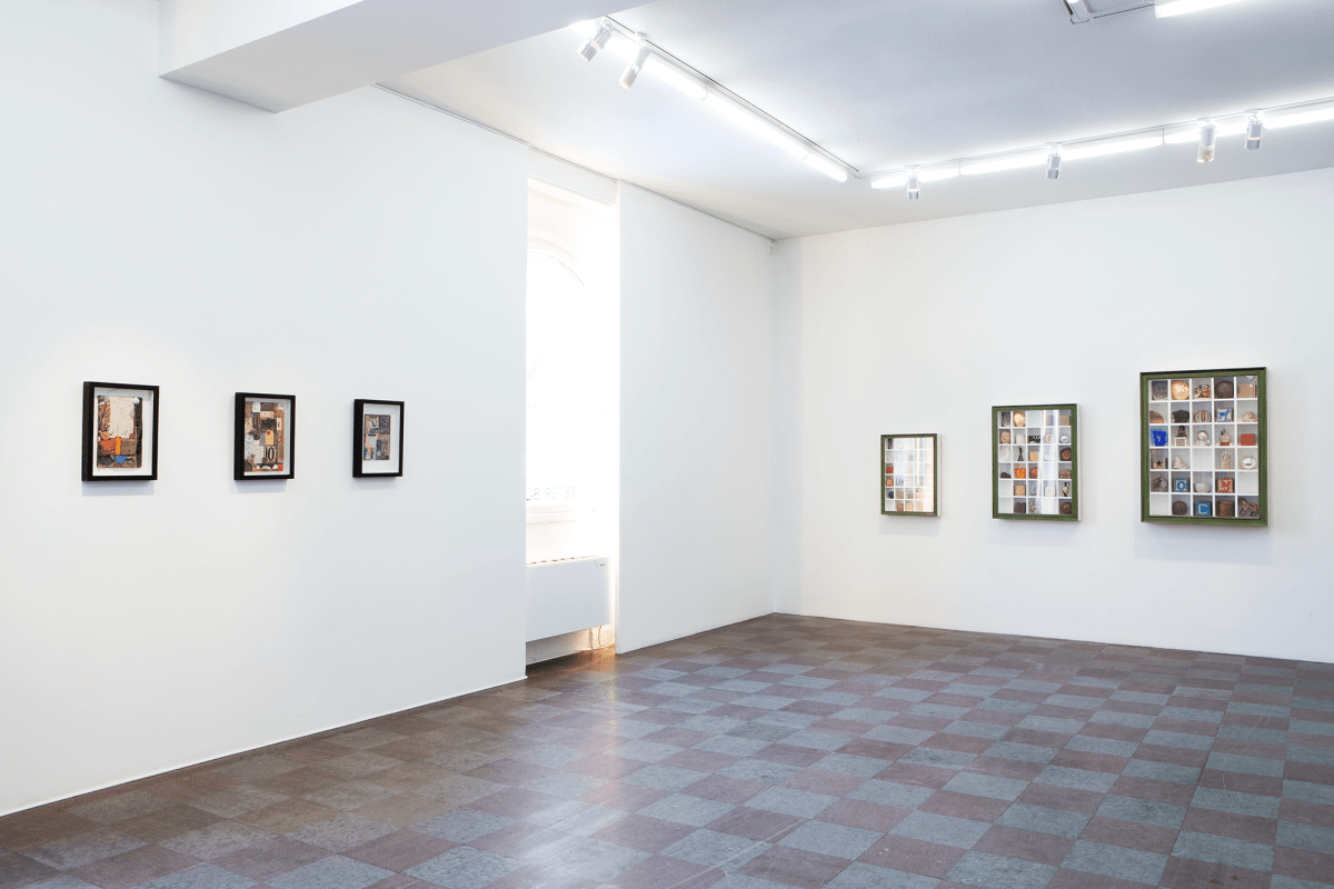 Installation Shot, Blake's Artists and Other Collages, 2012