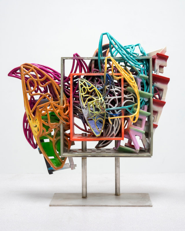 Frank Stella Framed Model for the Frigate Macedonian HBM and the Frigate United States 1, 2017