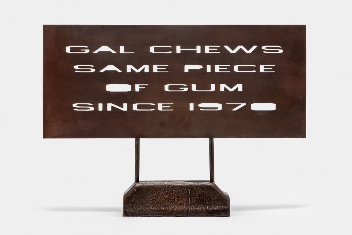 Ed Ruscha, Gal Chews Gum, 2019-2020