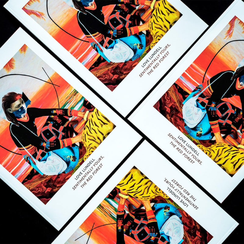 Love Lundell's catalogue for the exhibition Sentimentally Yours, The Red Forest, 2019