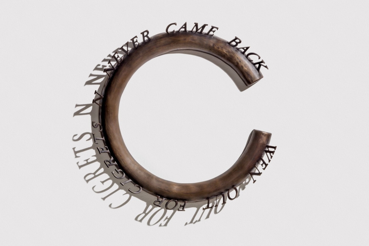 Ed Ruscha, Wen Out for Cigrets N Never Came Back, 2017