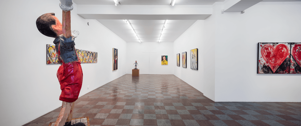 Installation Shot, Hearts of Stone, 2015