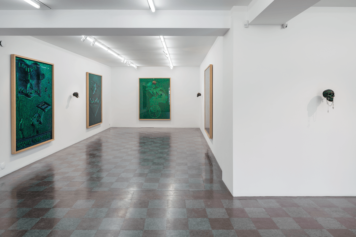 Installation Shot, Tribute to Hiernymus Bocsch in Congo (2011-2013), 2015