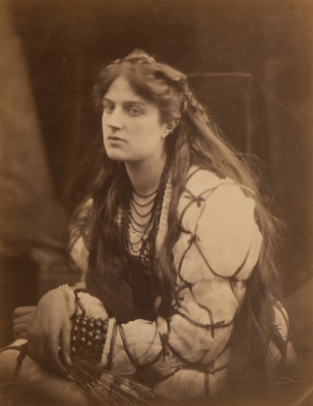 Julia Margaret CAMERON (English, born in India, 1815-1879) &quot;Hypatia, Marie Spartali&quot;*, 1867 or 1868 Albumen print from a wet collodion negative 31.9 x 24.8 cm