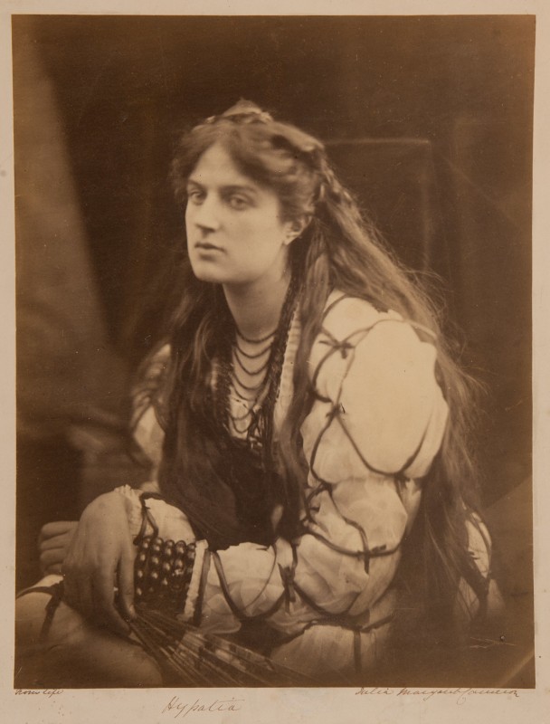 Julia Margaret CAMERON (English, born in India, 1815-1879) &quot;Hypatia, Marie Spartali,&quot; 1867 or 1868 Albumen print from a wet collodion negative 31.9 x 24.8 cm