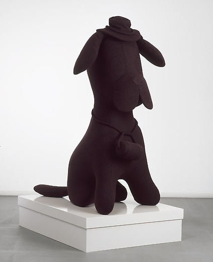 Untitled (The Purple Saint Bernard with Box)
