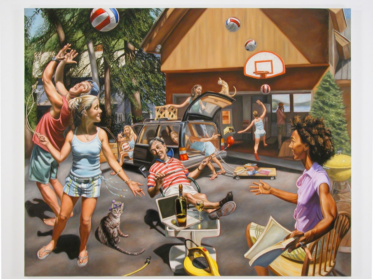 The Appointments Become Her, Oil on canvas