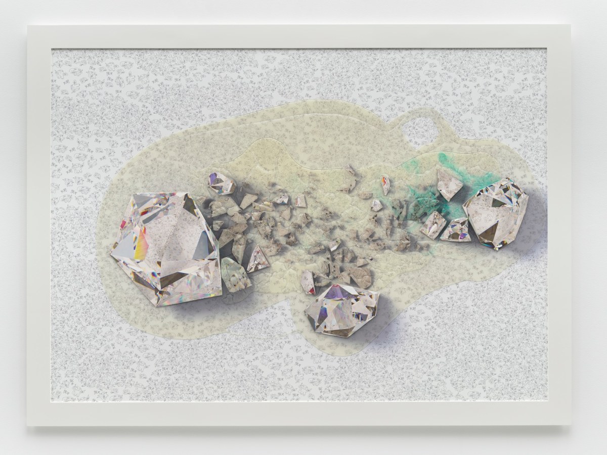 Seth Price, Crystalline Spill Lattice