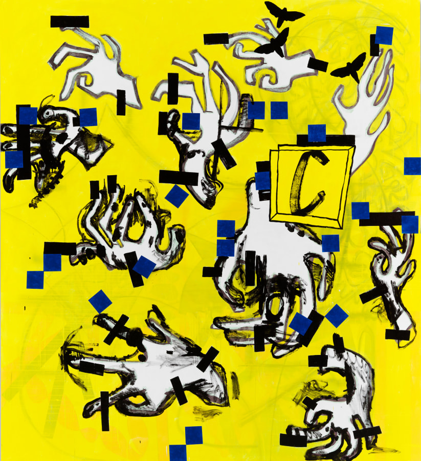 Charline von Heyl, Don't Think It Hasn't Been Lovely Because It Hasn't Been (Bugs Bunny)