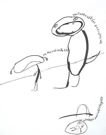 Untitled 2000 Ink on paper