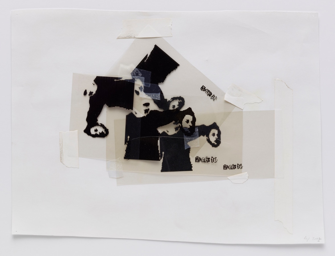 Seth Price, Study for Hostage V